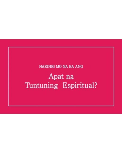 4영리에 대하여 들어 보셨습니까?(따갈로그어)