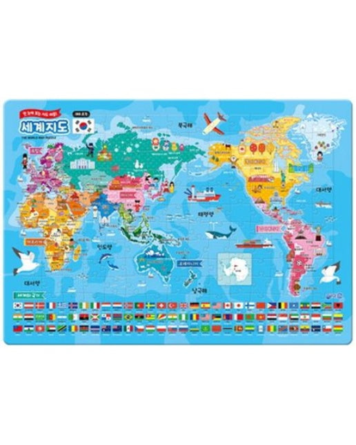 대퍼즐 세계지도(180조각) (한눈에 보는 지도 퍼즐 | 개정판)