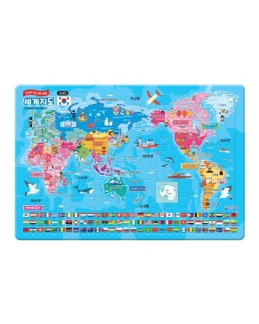 소퍼즐 세계지도(72조각) (한 눈에 보는 지도 퍼즐 | 퍼즐)