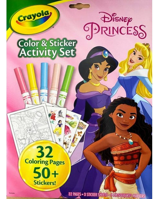 크레욜라 컬러링 스티커북 시리즈 디즈니 프린세스 (장난감/완구)
