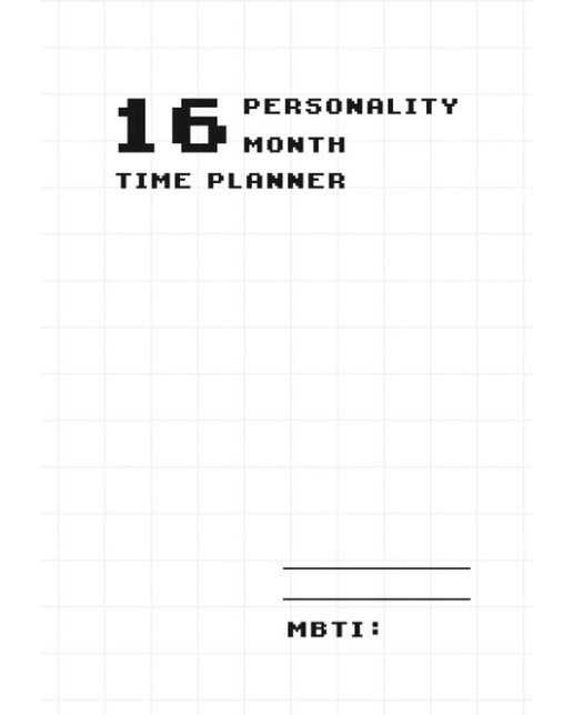 16 Personality 16 Month Time Planner (MBTI 타임 플래너 | 양장본 Hardcover)