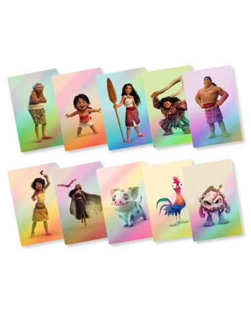 디즈니 모아나 2 캐릭터 홀로그램 포토카드 컬렉션(10매)