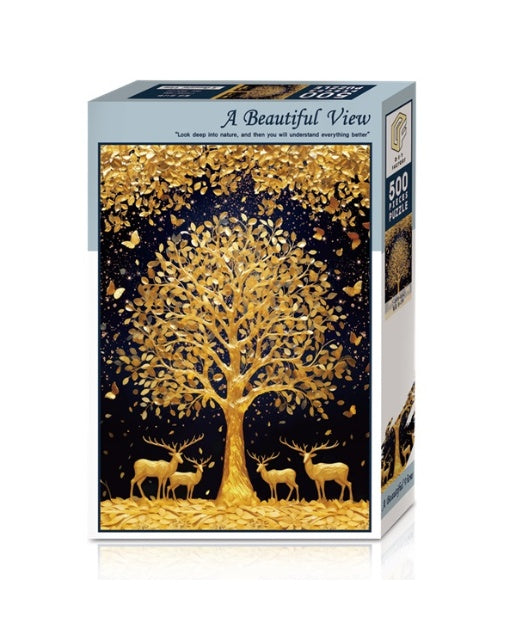 풍경직소퍼즐 500PCS : 황금돈나무 T-DF05-1042