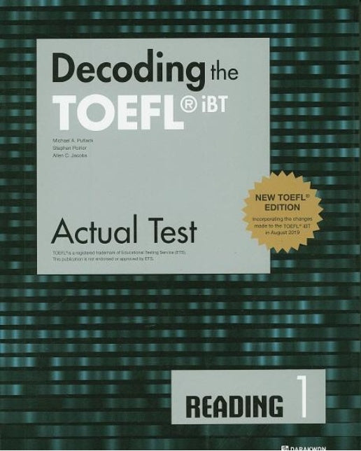 Decoding the TOEFL iBT Actual Test Reading 1