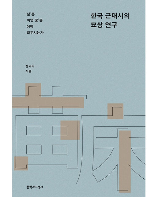 한국 근대시의 묘상 연구 : ’님‘은 ’머언 꽃‘을 어찌 피우시는가