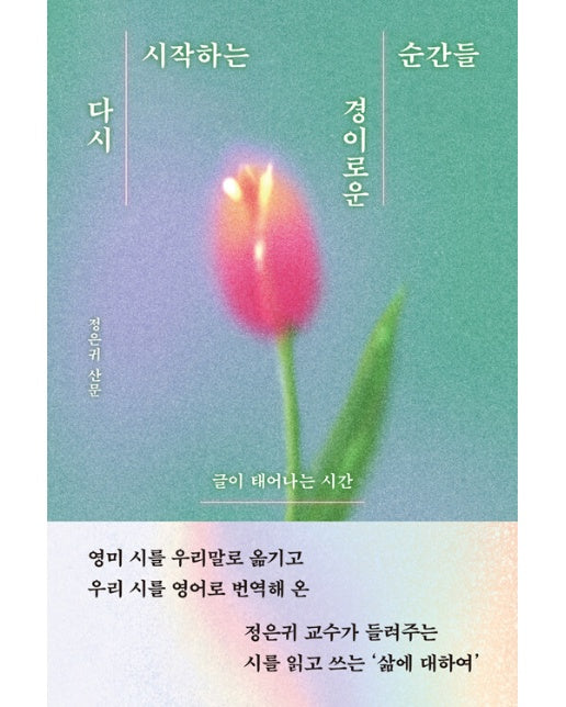 다시 시작하는 경이로운 순간들 : 글이 태어나는 시간 - 읽는 시간 1