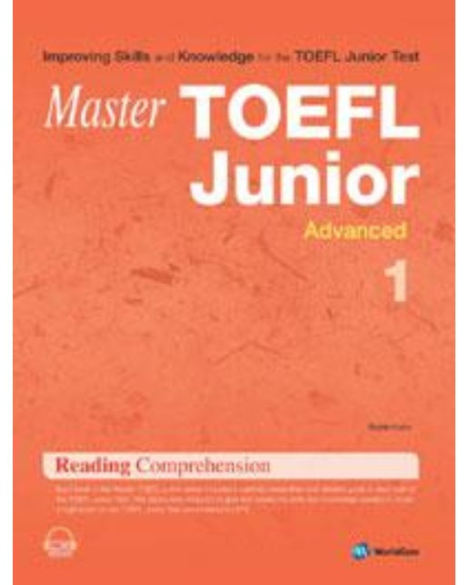 Master TOEFL Junior Reading Comprehension Advanced 1 (Student Book + Answer Key + MP3 CD)