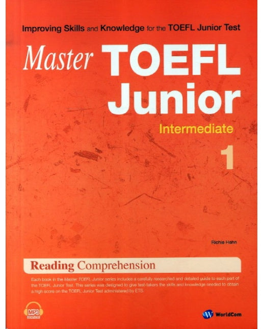 Master Master TOEFL Junior Reading Comprehension Intermediate. 1