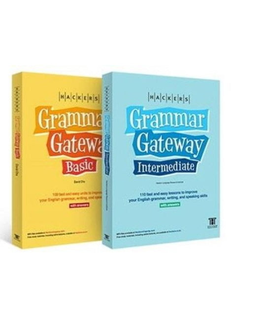Hackers Grammar Gateway 영문판 패키지 (전2권) : 기초영문법부터 실전영문법까지 한 달 완성, 영어문법 영어회화 영작 동시학습
