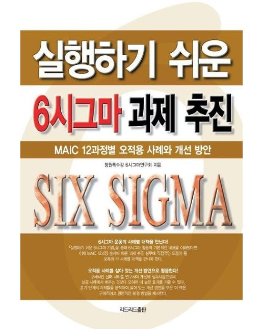 실행하기 쉬운 6시그마 과제 추진