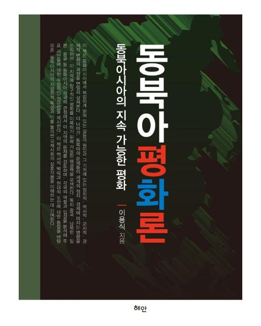 동북아평화론 : 동북아시아의 지속 가능한 평화 (양장)