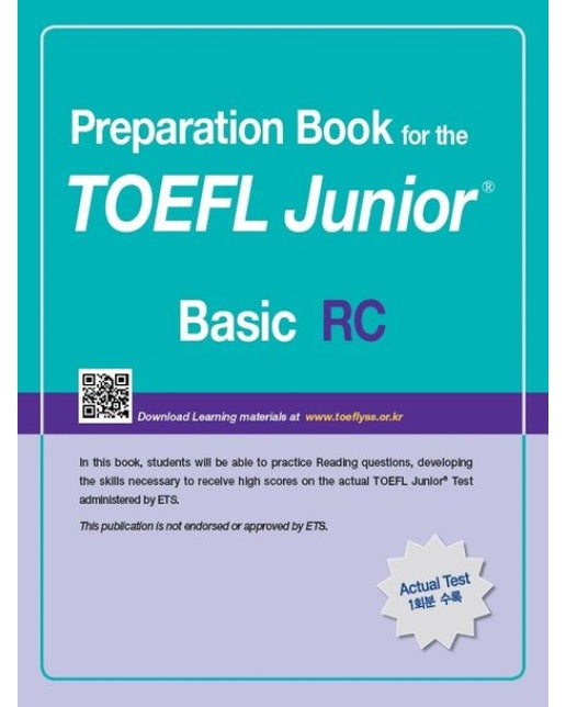 TOEFL Junior Test RC Basic (Basic RC | 개정판)