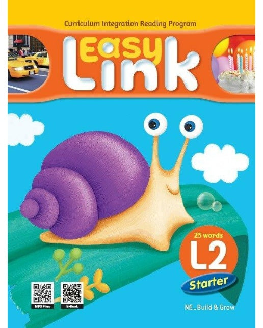 Easy Link Starter L2(QR) : Student Book + Workbook + QR