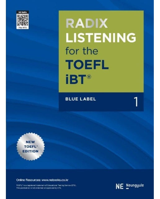 RADIX LISTENING for the TOEFL iBT Blue Label 1 