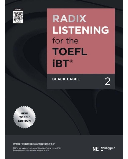 RADIX LISTENING for the TOEFL iBT Black Label 2 (개정판)