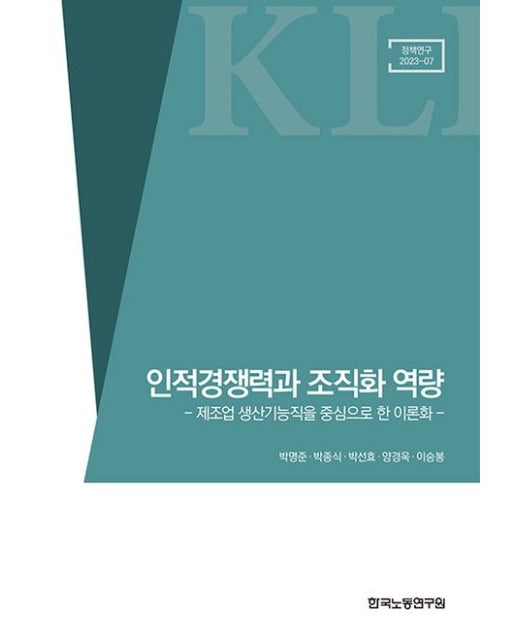 인적경쟁력과 조직화 역량