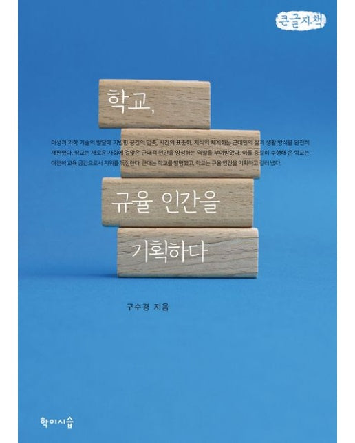 학교, 규율 인간을 기획하다(큰글자책)