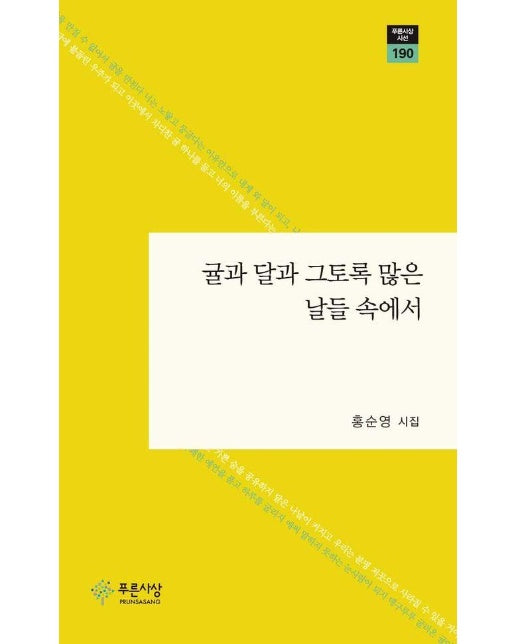 귤과 달과 그토록 많은 날들 속에서 - 푸른사상 시선 190