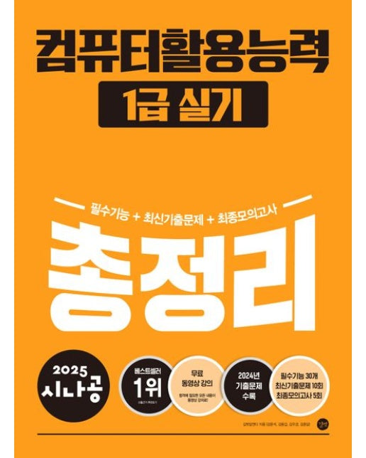 2025 시나공 컴퓨터활용능력 1급 실기 총정리