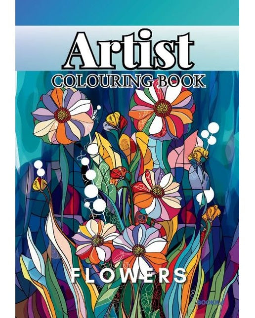 [POD] Artist Flowers Coloring Book