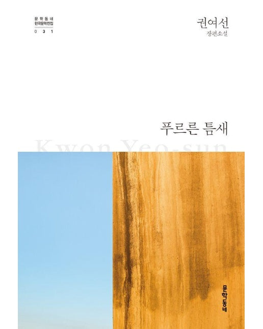 푸르른 틈새 - 문학동네 한국문학전집 31 (양장)