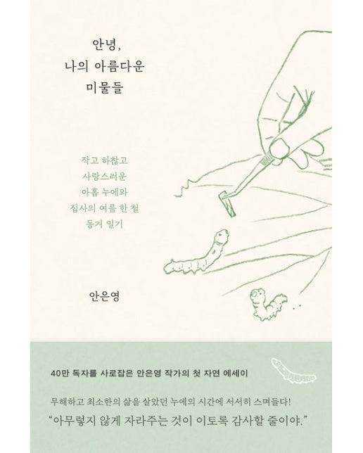 안녕, 나의 아름다운 미물들(큰글자도서) (작고 하찮고 사랑스러운 아홉 누에와 집사의 여름 한 철 동거 일기)