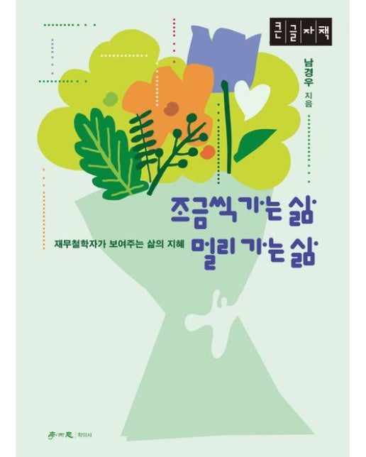 조금씩 가는 삶 멀리 가는 삶(큰글자책) (재무철학자가 보여주는 삶의 지혜)