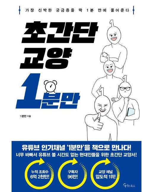 초간단 교양 1분만 : 가장 신박한 궁금증을 딱 1분 만에 풀어준다