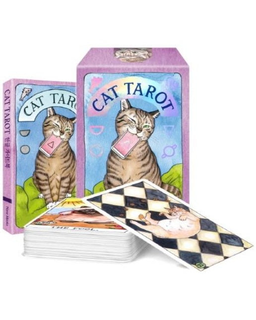 CAT TAROT 공식 한국판 : 타로카드 78장 & 한글 가이드북