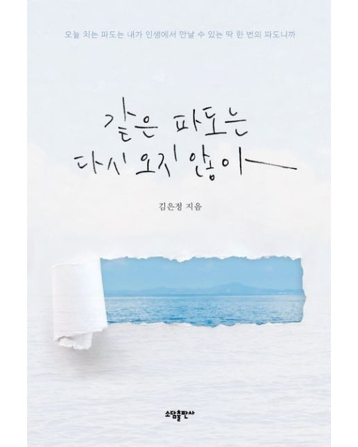 같은 파도는 다시 오지 않아