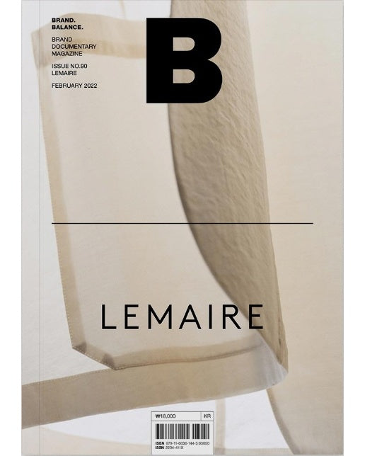매거진 B Magazine B Vol.90 : 르메르 Lemaire (국문판 2022.2)