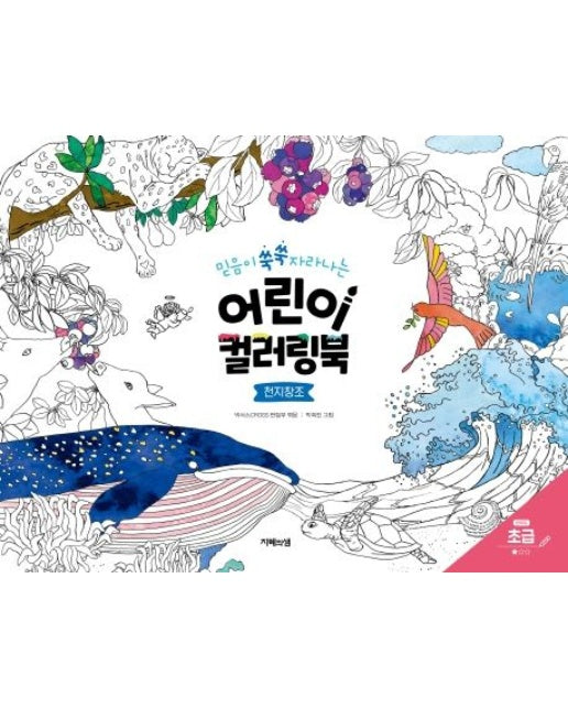 어린이 컬러링북: 천지창조(초급)
