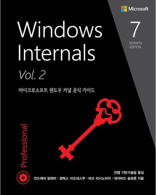 Windows Internals 7/e Vol  2 : 마이크로소프트 윈도우 커널 공식 가이드