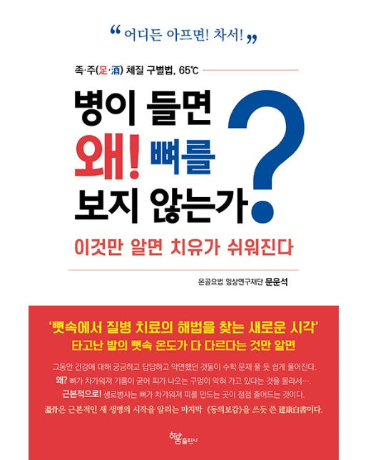 병이 들면 왜! 뼈를 보지 않는가? : 이것만 알면 치유가 쉬워진다