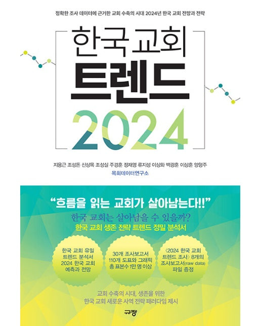 한국 교회 트렌드 2024 : 정확한 조사 데이터에 근거한 교회 수축의 시대 2024년 한국 교회 전망과 전략