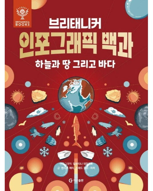 브리태니커 인포그래픽 백과 : 하늘과 땅 그리고 바다 (양장)