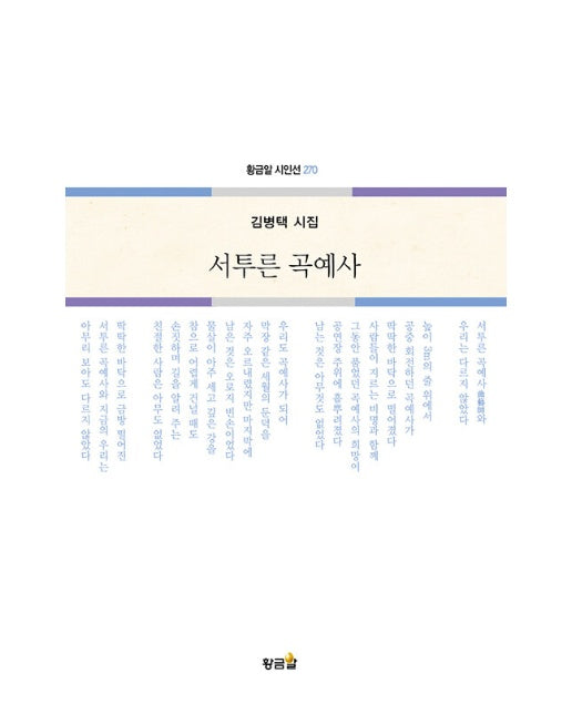 서투른 곡예사 - 황금알 시인선 270