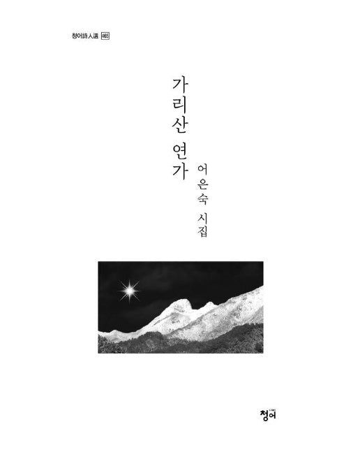 가리산 연가 - 청어시인선 465