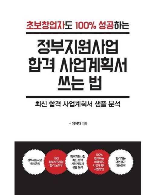 정부지원사업 합격 사업계획서 쓰는 법(큰글자도서) (최신 합격 사업계획서 샘플 분석)