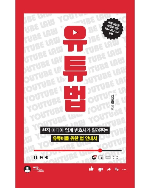 유튜법(큰글자도서) (현직 미디어 업계 변호사가 알려주는 유튜버를 위한 법 안내서)
