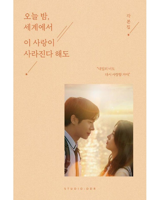 오늘 밤, 세계에서 이 사랑이 사라진다 해도 각본집