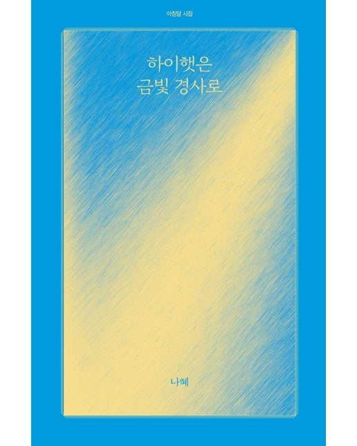 하이햇은 금빛 경사로 - 아침달 시집 38