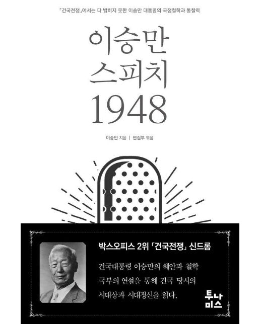 이승만 스피치 1948 : 「건국전쟁」에서는 다 밝히지 못한 이승만 대통령의 국정철학과 통찰력