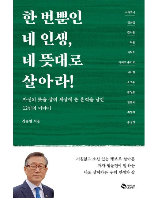 한 번뿐인 네 인생, 네 뜻대로 살아라 (자신의 뜻을 살려 세상에 큰 흔적을 남긴 12인의 이야기)