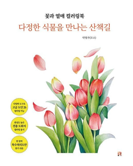 꽃과 열매 컬러링북 : 다정한 식물을 만나는 산책길