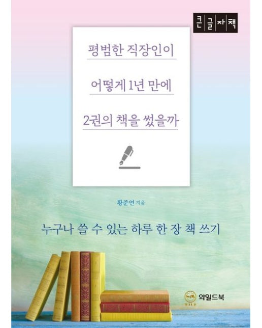 평범한 직장인이 어떻게 1년 만에 2권의 책을 썼을까(큰글자책)