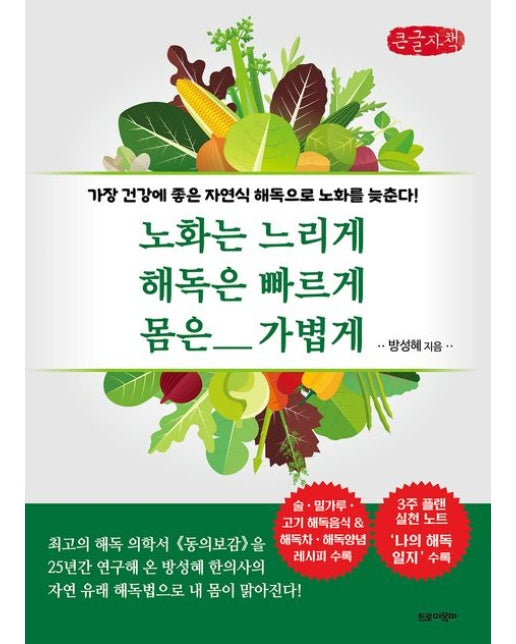 노화는느리게 해독은빠르게 몸은가볍게(큰글자책)