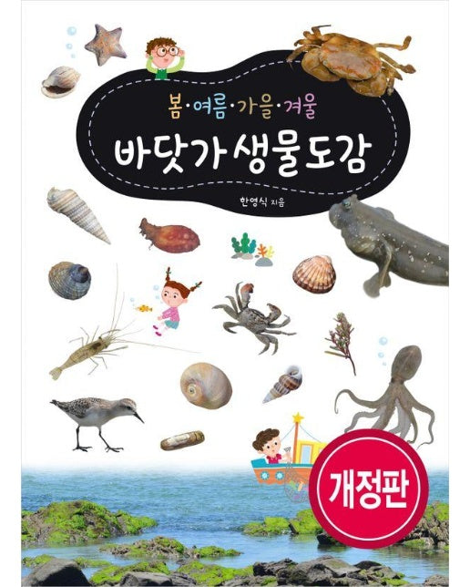 봄 여름 가을 겨울 바닷가 생물도감 : 교과서와 함께 펼쳐 보는 바닷가 생물 도감 (개정판, 양장)