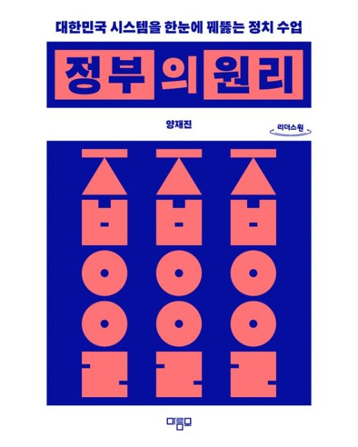 정부의 원리(큰글자도서) (대한민국 시스템을 한눈에 꿰뚫는 정치 수업)