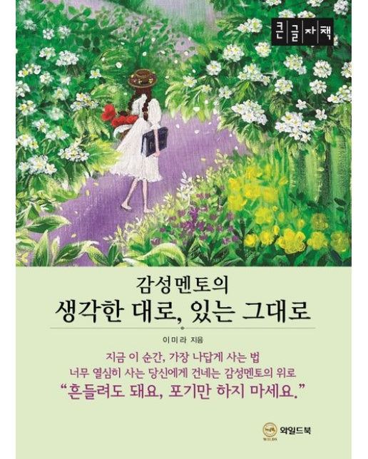 감성멘토의 생각한 대로, 있는 그대로(큰글자책)